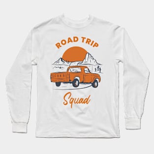 Road Trip Squad Summertime Vacation Getaway 2023 Long Sleeve T-Shirt